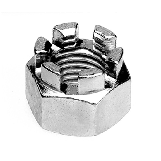 Castle Nut zinc plated